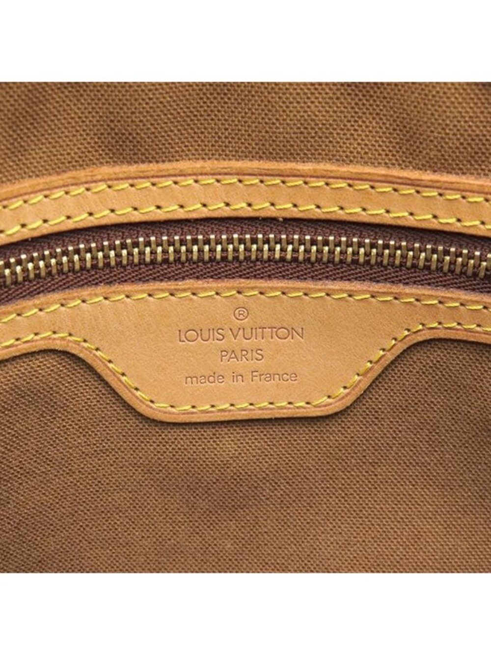 Louis Vuitton Handbag Vavin PM Monogram Canvas Gold Brown - Picture 9 of 9